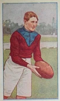1921 J.J.Schuh Magpie Cigarettes Victorian League Footballers #NNO Len Wigraft Front